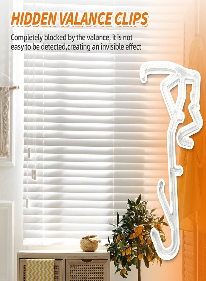 FIX ZHANG 10 Pieces-Horizontal Wood Blind Hidden Valance Clip Replacement for Hunter Douglas - Image 3